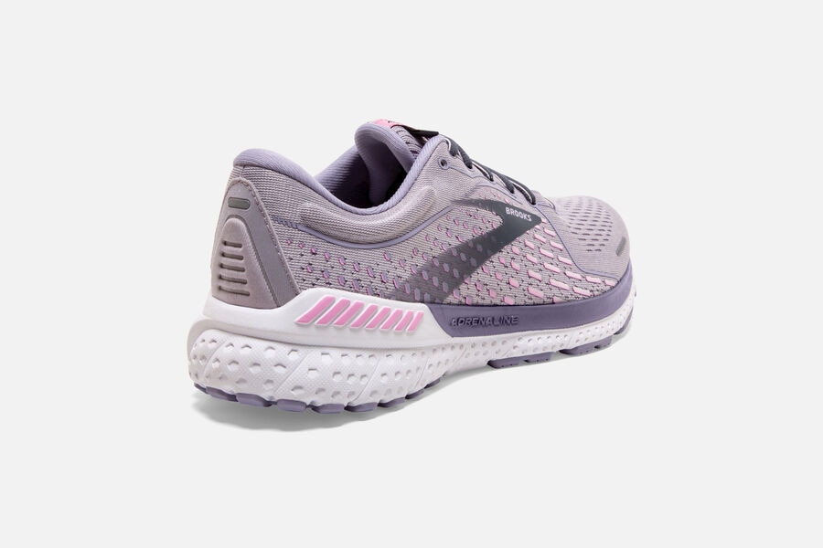 Brooks Adrenaline GTS 21 Road Running Shoes - Womens - Pink - ZW4970258